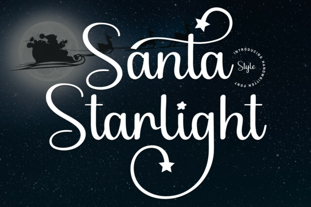 Santa Starlight Script Font - Download Free Font