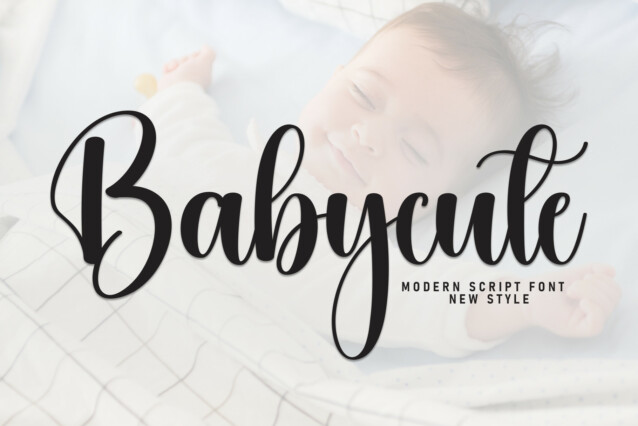 Babycute Script Font - Download Free Font