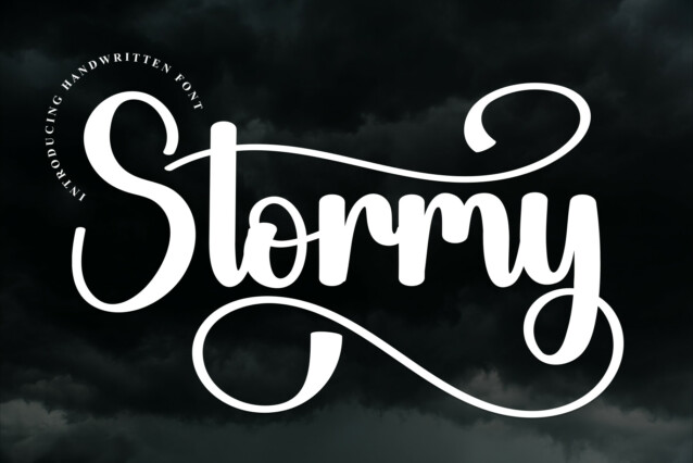 Stormy Script Font - Download Free Font