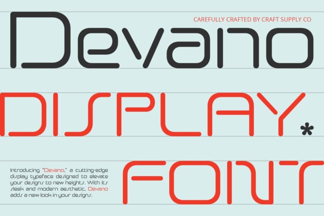 Devano Font - Befonts