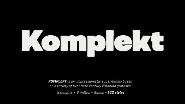 Komplekt Font Family - Befonts