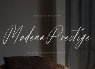Modena Prestige Font