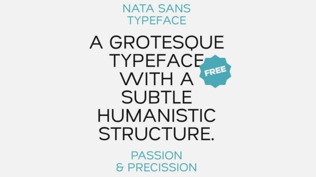 Nata Sans Font Family - Download Free Font