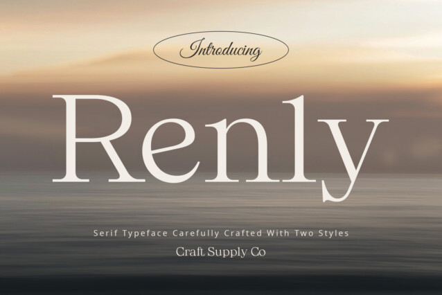 Word Design Renely Renly Font - Befonts