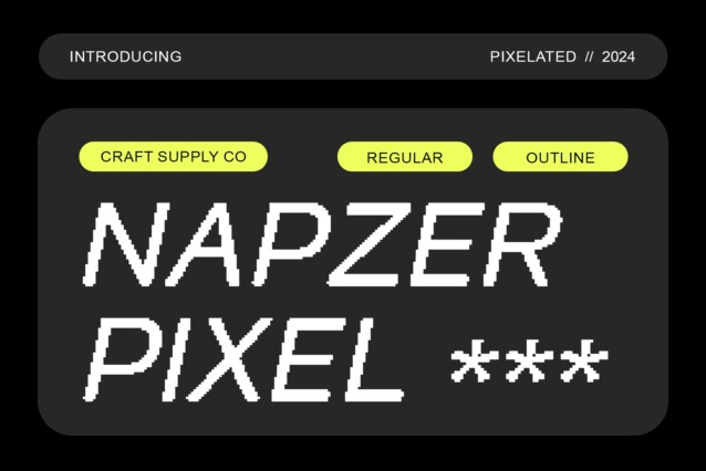 Napzer Pixel Font - Download Free Font