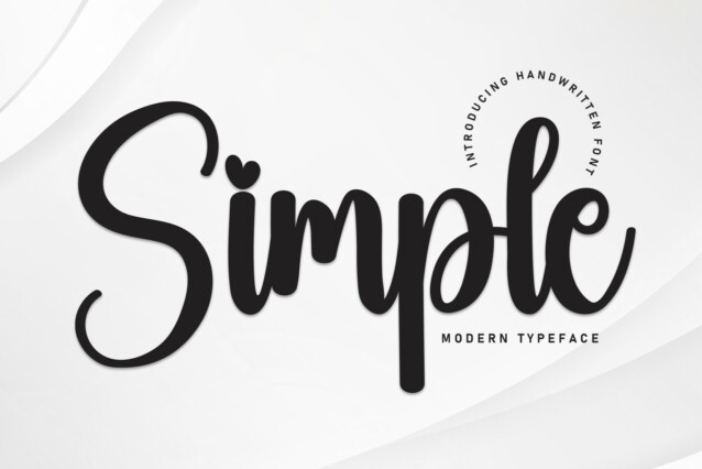 Simple Script Font - Download Free Font