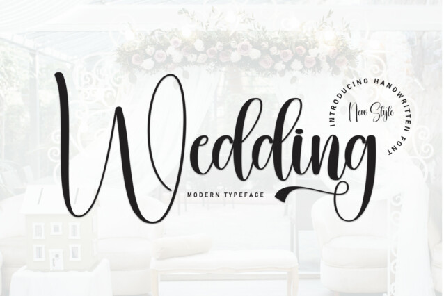 Wedding Script Typeface - Befonts