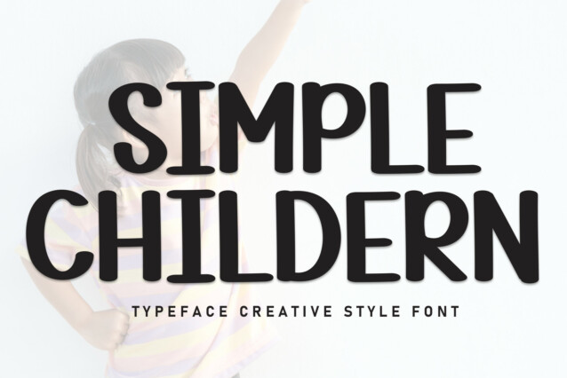 Simple Childern Font - Download Free Font