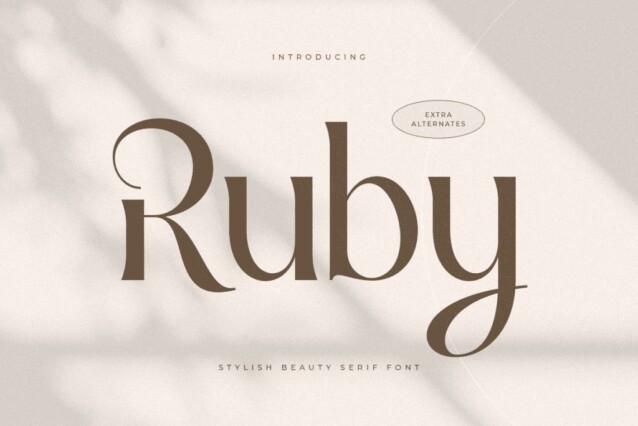 Ruby Typeface - Download Free Font