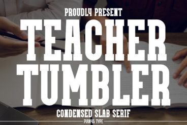Teacher Tumbler Font