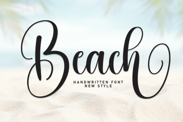 Beach Script Font - Download Free Font