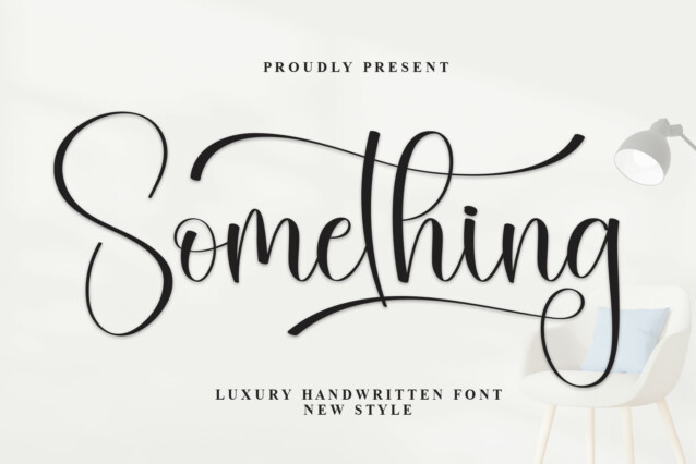 Something Script Font - Download Free Font