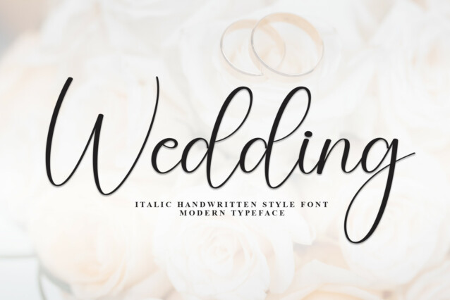 Wedding Handwritten Typeface - Download Free Font