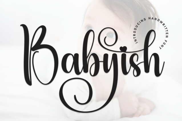 Babyish Script Font - Befonts