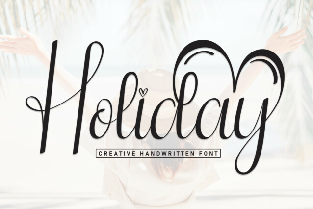 Holiday Script Typeface - Download Free Font