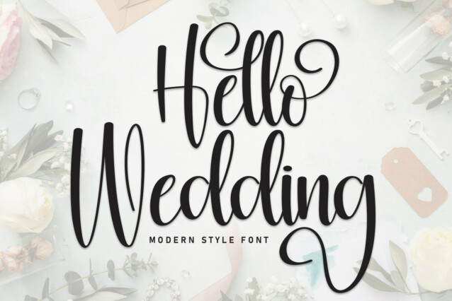 Hello Wedding Script Font - Download Free Font