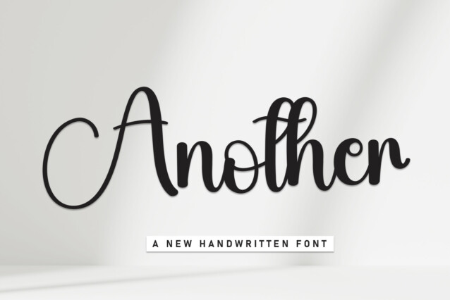 Another Script Font - Befonts