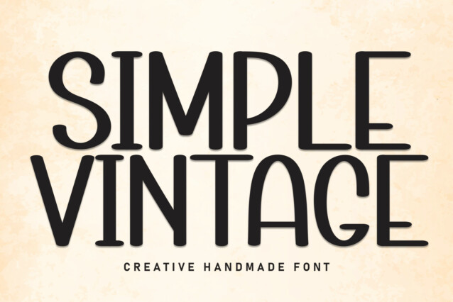 Simple Vintage Display Font - Download Free Font