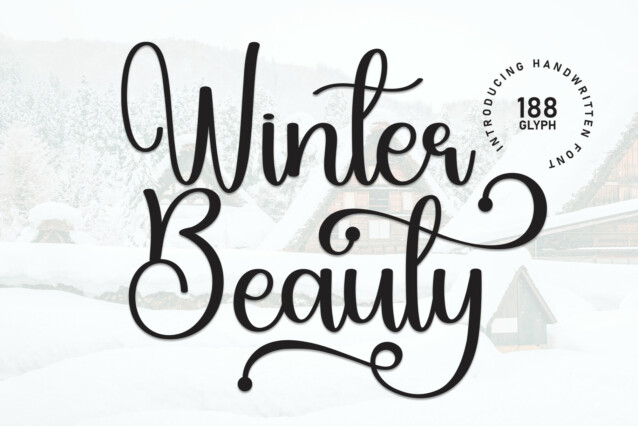 Winter Beauty Script Font - Befonts