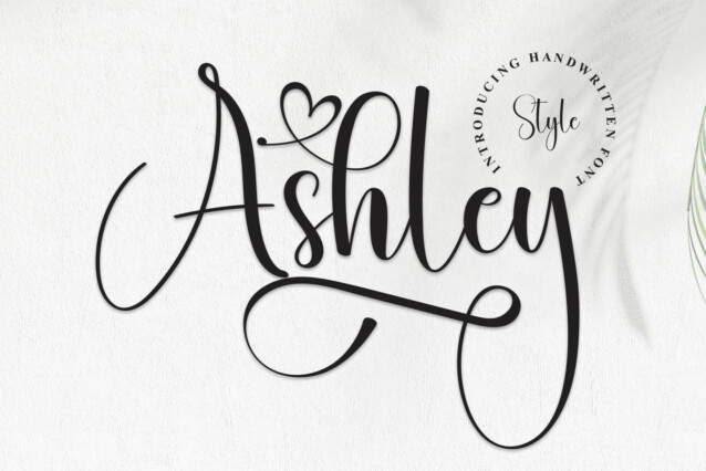 Ashley Calligraphy Font - Download Free Font