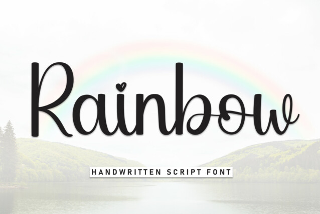 Rainbow Script Font - Download Free Font