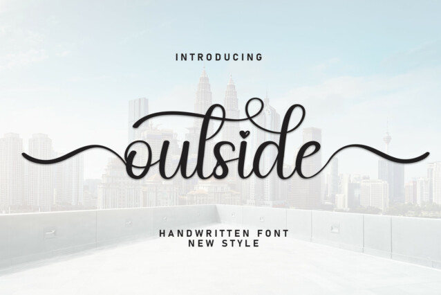 Outside Script Font - Download Free Font