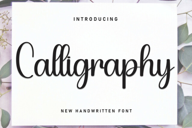 Calligraphy Script Typeface - Download Free Font