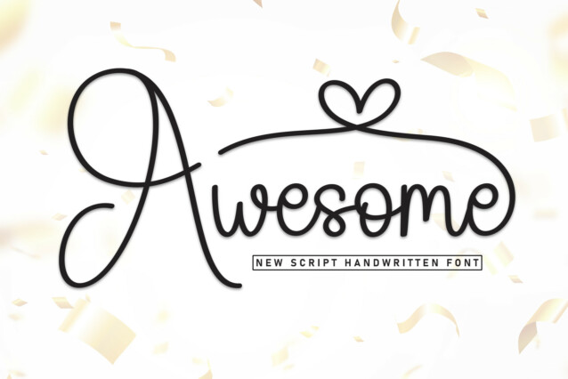 Awesome Script Font - Download Free Font