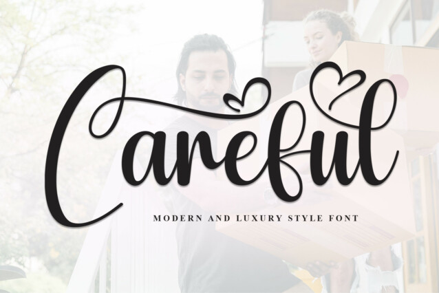 Careful Script Font - Befonts