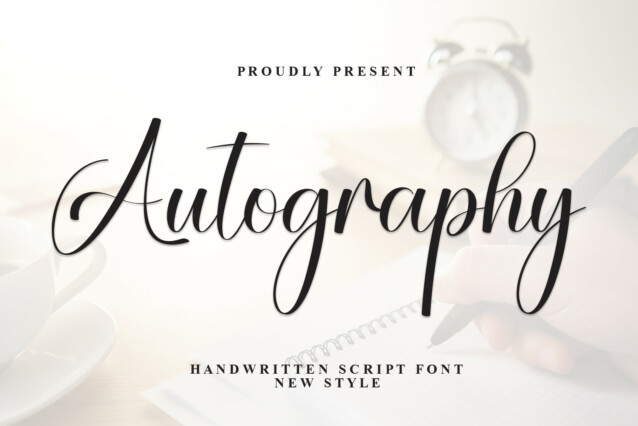 Autography Script Typeface - Download Free Font