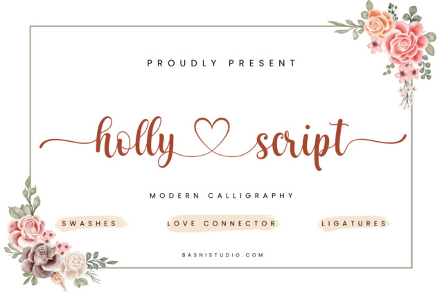 Holly Script Typeface - Befonts