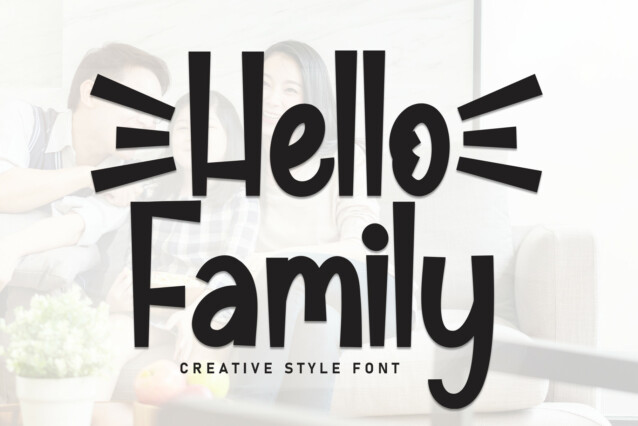 Hello Family Display Font