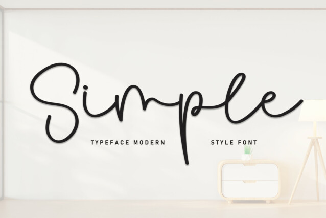 Simple Script Font - Download Free Font