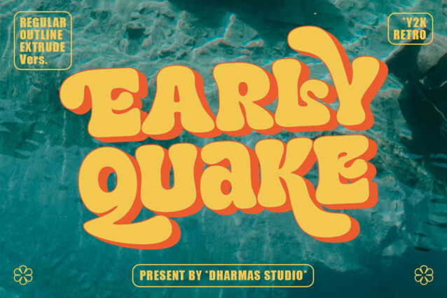 Early Quake Typeface - Download Free Font