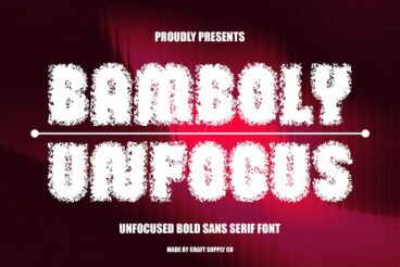 Bamboly Unfocus Font