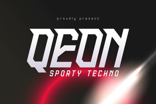 Quexon Lettering Design Qeon Font - Befonts