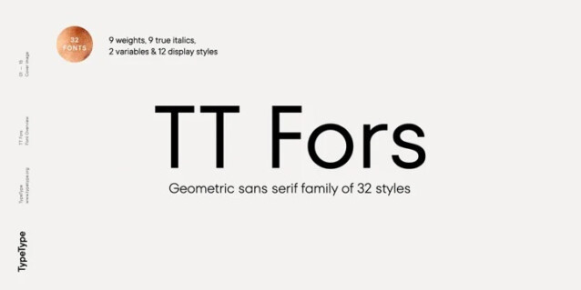 TT Fors Font Family - Download Free Font