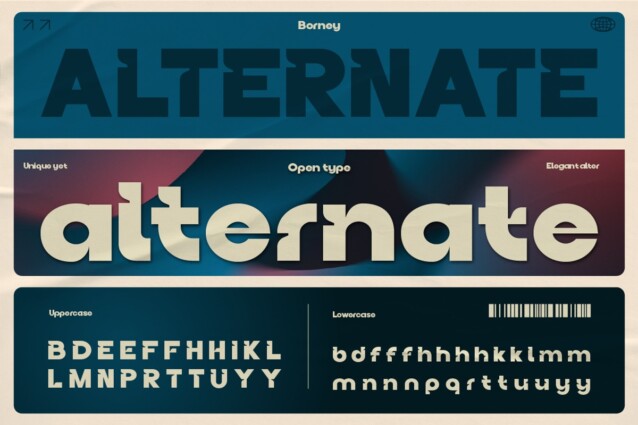 Borney Font preview image 2