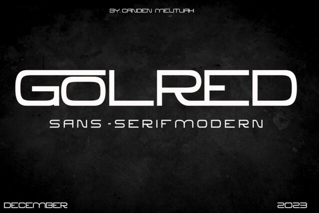 Golred Font - Download Free Font