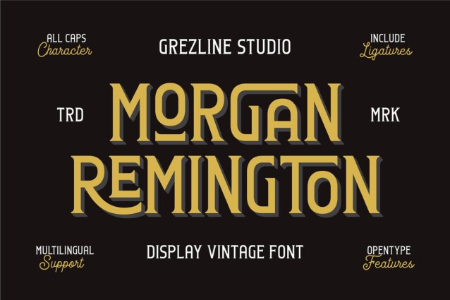 Morgan Remington Font - Download Free Font