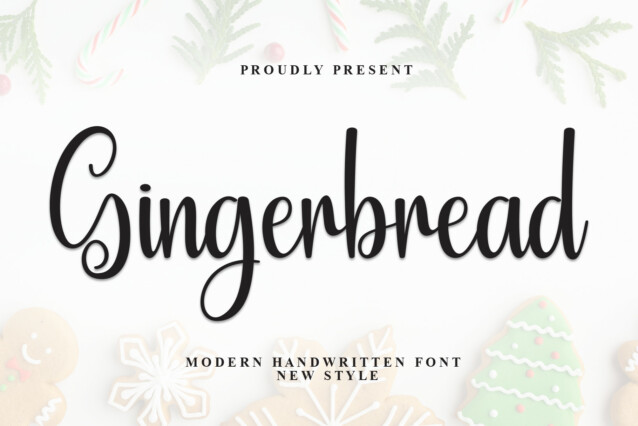 Gingerbread Script Font - Befonts