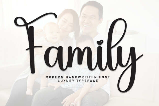 Family Script Typeface - Download Free Font