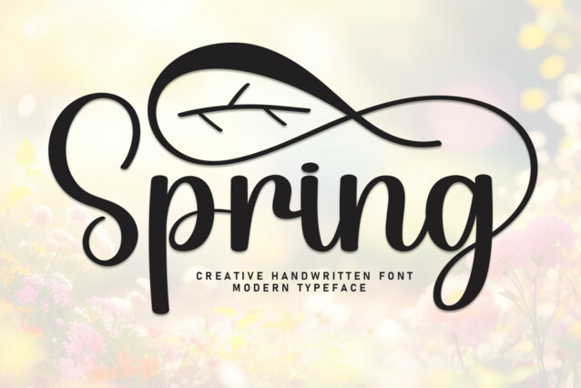 Spring Script Font - Befonts