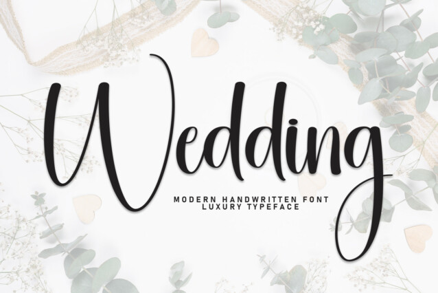 Wedding Script Font - Befonts