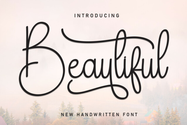 Beautiful Script Typeface - Download Free Font