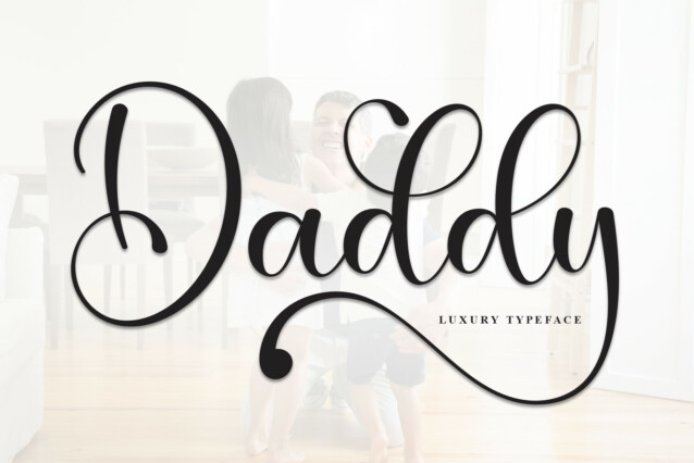 Daddy Script Font - Befonts
