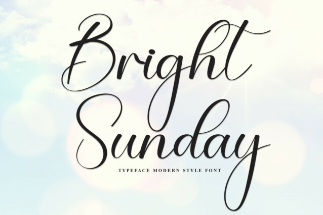 Bright Sunday Script Font - Befonts