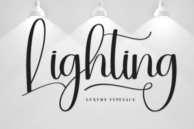Lighting Script Font - Befonts