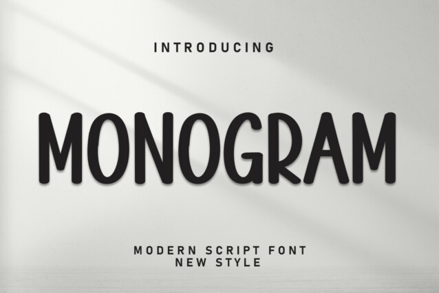 Monogram Display Font - Befonts