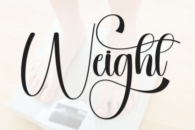 Weight Calligraphy Font - Befonts
